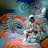 60s science fiction astronaut on an Aztec alter on the moon.png